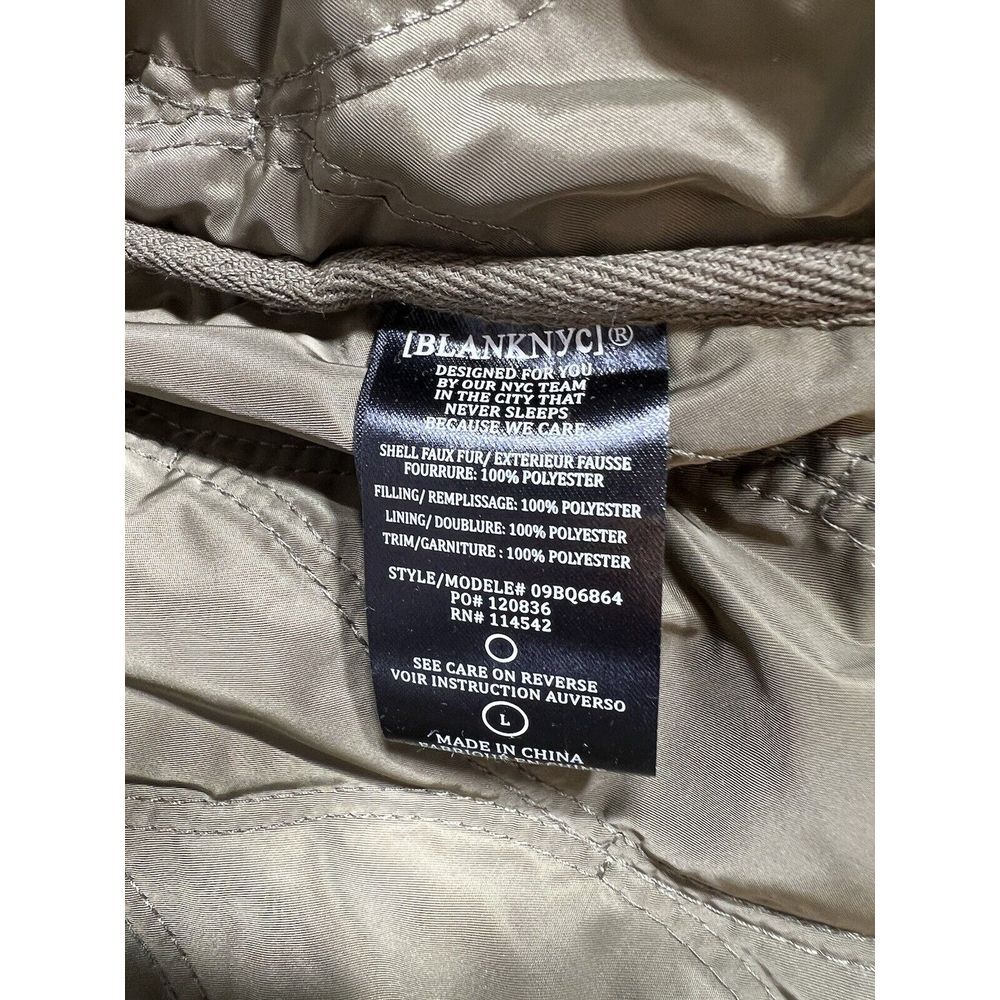 Blank NYC Cream and Green Teddy Jacket - Picture 7 of 9